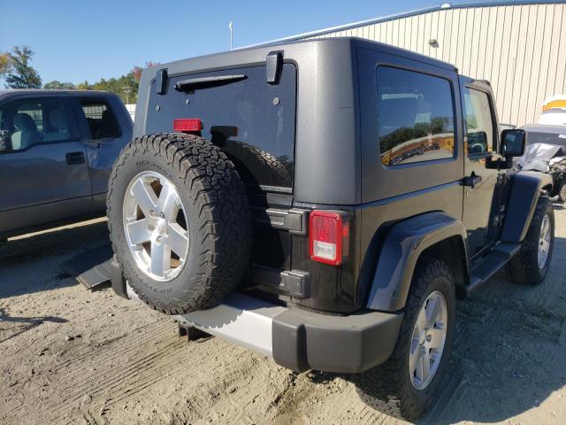 1J8FA54108L533928 - 2008 JEEP WRANGLER S BLACK photo 4