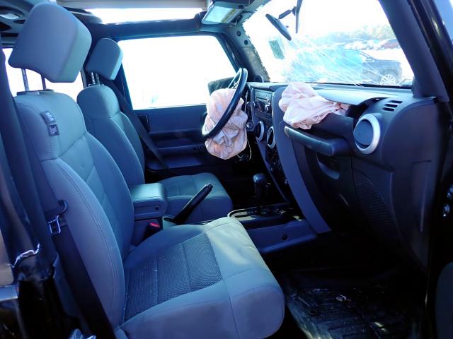 1J8FA54108L533928 - 2008 JEEP WRANGLER S BLACK photo 5