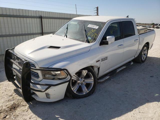 1C6RR6MT4ES441671 - 2014 RAM 1500 SPORT WHITE photo 2