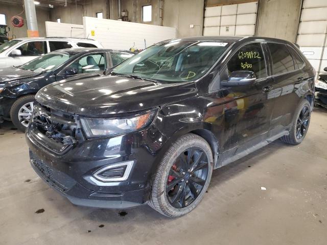 2FMPK4AP3GBB28281 - 2016 FORD EDGE SPORT BLACK photo 2