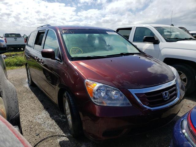 5FNRL38689B402405 - 2009 HONDA ODYSSEY EX MAROON photo 1