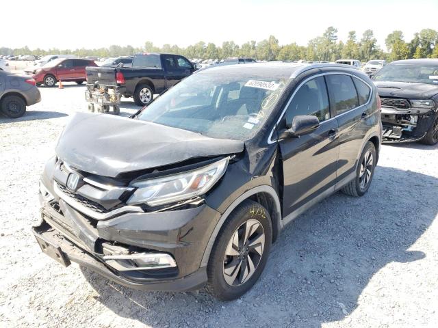 5J6RM3H93FL025248 - 2015 HONDA CR-V TOURI BLACK photo 2