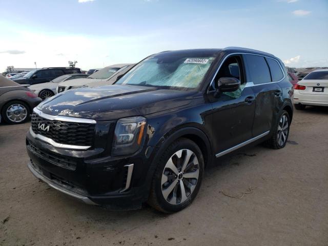 5XYP34HC2NG203033 - 2022 KIA TELLURIDE BLACK photo 2