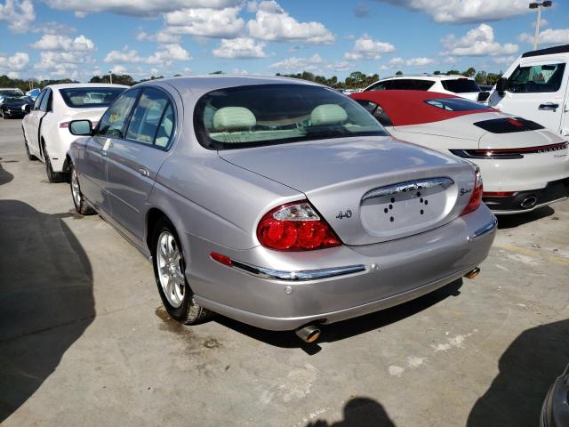 SAJDA01D51GL85114 - 2001 JAGUAR S-TYPE SILVER photo 3