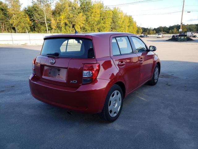 JTKKU10489J047475 - 2009 TOYOTA SCION XD RED photo 4