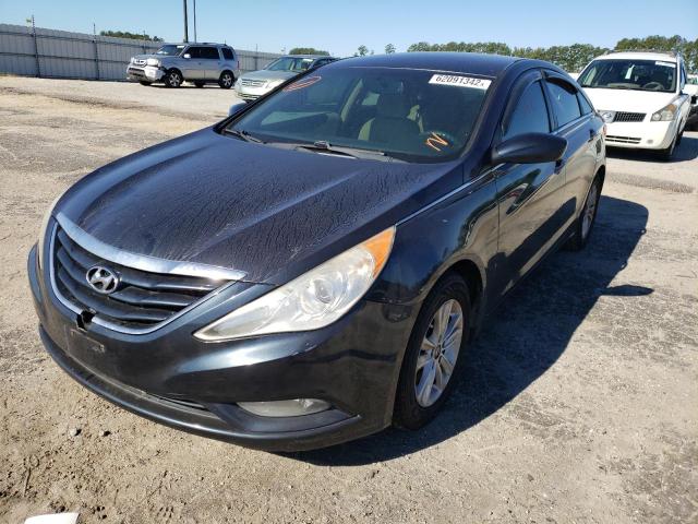 5NPEB4ACXDH520621 - 2013 HYUNDAI SONATA GLS BLUE photo 2