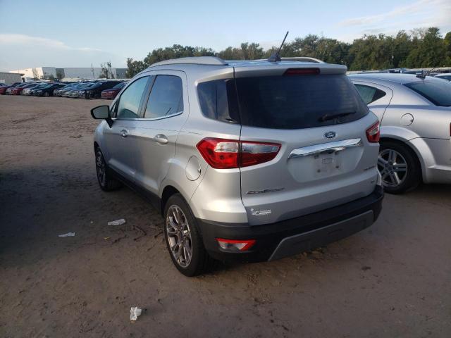 MAJ3S2KE9KC283212 - 2019 FORD ECOSPORT T SILVER photo 3