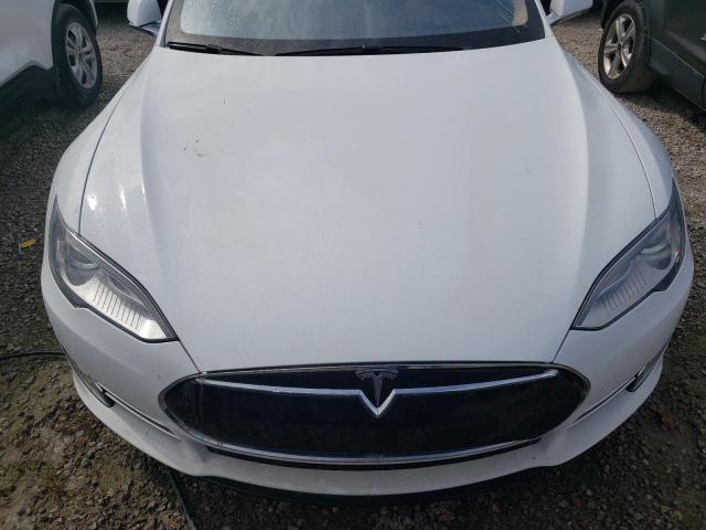 5YJSA1CG3DFP11266 - 2013 TESLA MODEL S WHITE photo 7