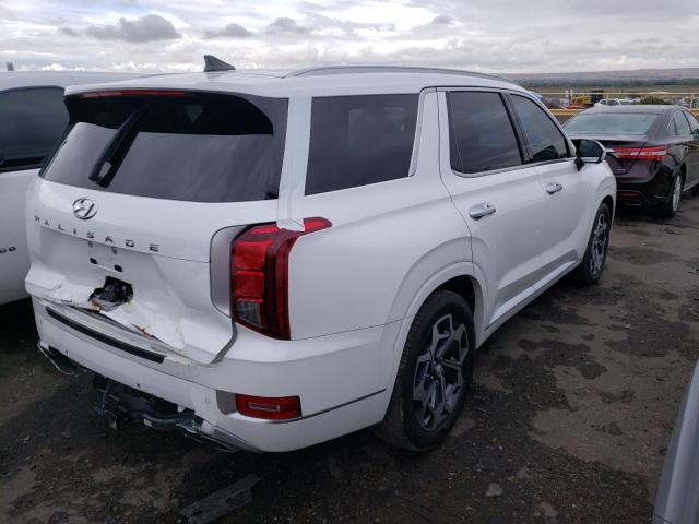 KM8R74HE0MU302165 - 2021 HYUNDAI PALISADE C WHITE photo 4