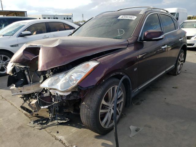 JN1BJ0RR4HM409231 - 2017 INFINITI QX50 PURPLE photo 2