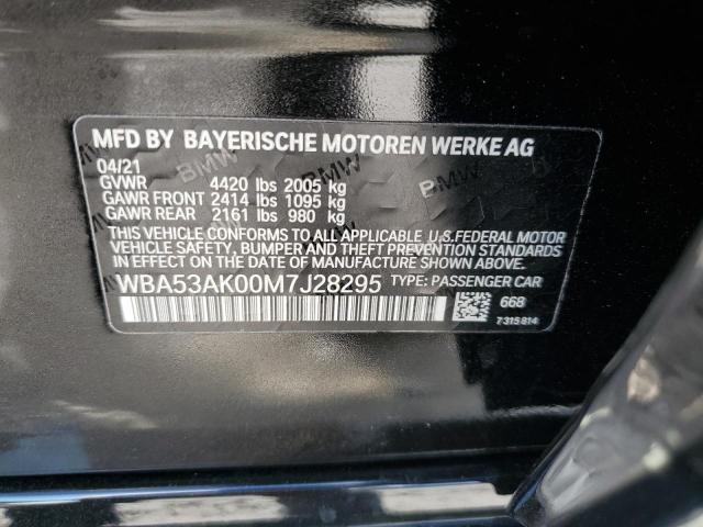 WBA53AK00M7J28295 - 2021 BMW 228I Negro foto 10