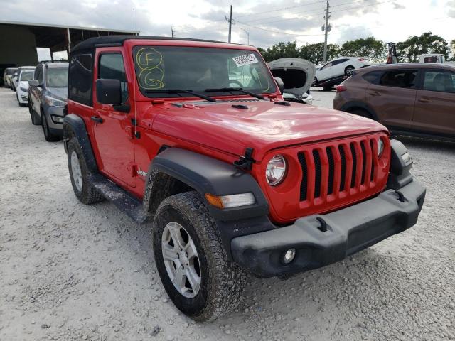 1C4GJXAG0KW562934 - 2019 JEEP WRANGLER S RED photo 1
