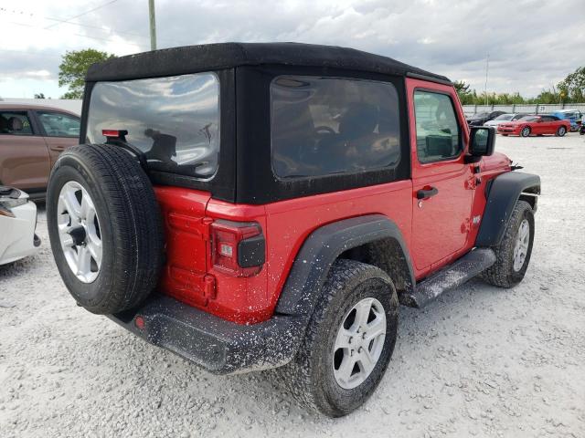 1C4GJXAG0KW562934 - 2019 JEEP WRANGLER S RED photo 4