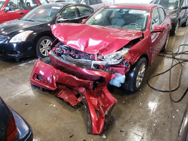 1G11C5SA2DF356704 - 2013 CHEVROLET MALIBU 1LT RED photo 2