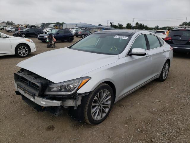 KMHGN4JE6FU057446 - 2015 HYUNDAI GENESIS 3. SILVER photo 2