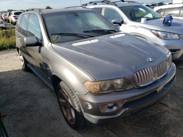 5UXFB53504LV04723 - 2004 BMW X5 4.4I GRAY photo 1