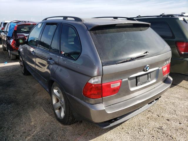 5UXFB53504LV04723 - 2004 BMW X5 4.4I GRAY photo 3