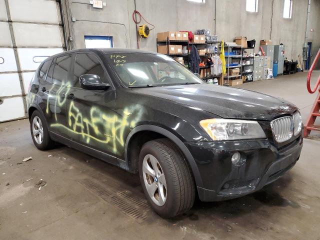 5UXWX5C50BL714284 - 2011 BMW X3 XDRIVE2 BLACK photo 1