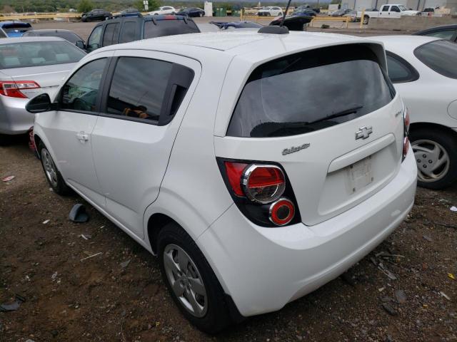 1G1JA6SH8F4126916 - 2015 CHEVROLET SONIC LS WHITE photo 3
