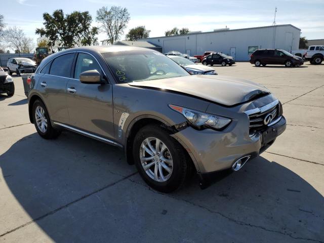 JN8CS1MW2EM412081 - 2014 INFINITI QX70 GRAY photo 1