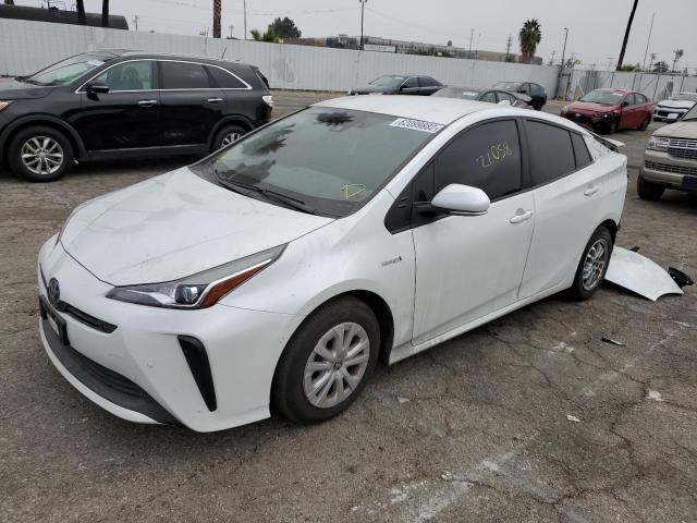 JTDKAMFU1M3134687 - 2021 TOYOTA PRIUS SPEC WHITE photo 2