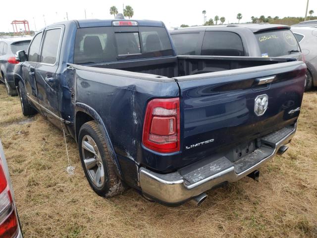 1C6SRFHT3KN792030 - 2019 RAM 1500 LIMIT BLUE photo 3