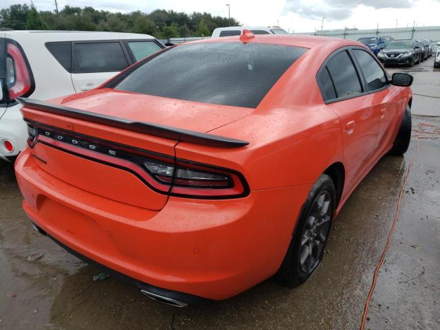 2C3CDXJG4JH224590 - 2018 DODGE CHARGER GT ORANGE photo 4