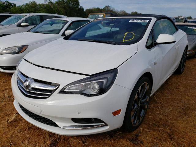 W04WH3N58KG300849 - 2019 BUICK CASCADA PR WHITE photo 2