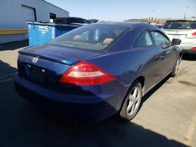 1HGCM713X5A015465 - 2005 HONDA ACCORD LX BLUE photo 4