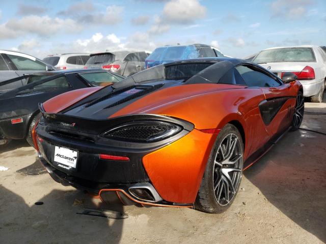 SBM13FAA8JW004440 - 2018 MCLAREN AUTOMOTIVE 570S ORANGE photo 4