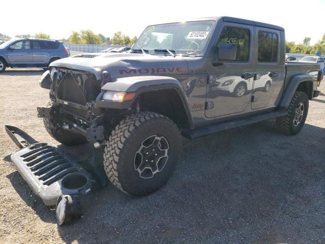 1C6JJTEG1ML550926 - 2021 JEEP GLADIATOR GRAY photo 2