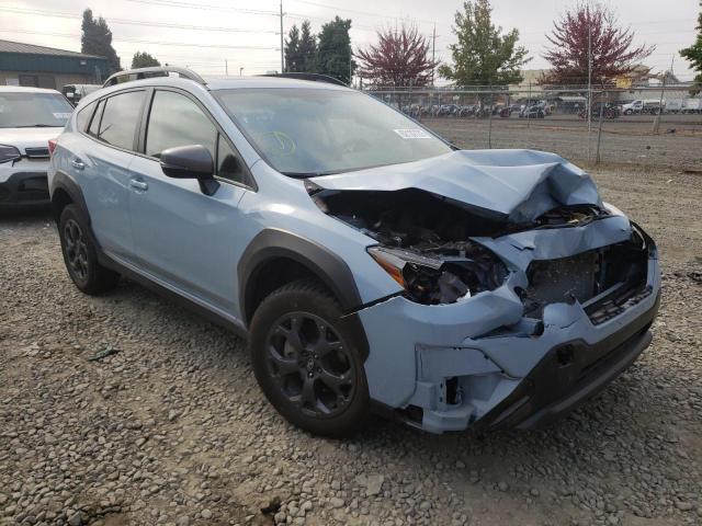 JF2GTHSCXMH364916 - 2021 SUBARU CROSSTREK GRAY photo 1