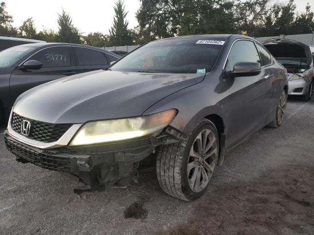 1HGCT2B82DA012395 - 2013 HONDA ACCORD EXL GRAY photo 2