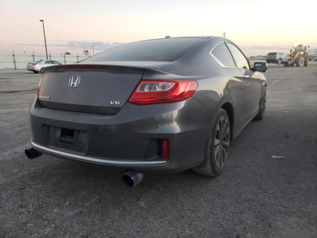 1HGCT2B82DA012395 - 2013 HONDA ACCORD EXL GRAY photo 4