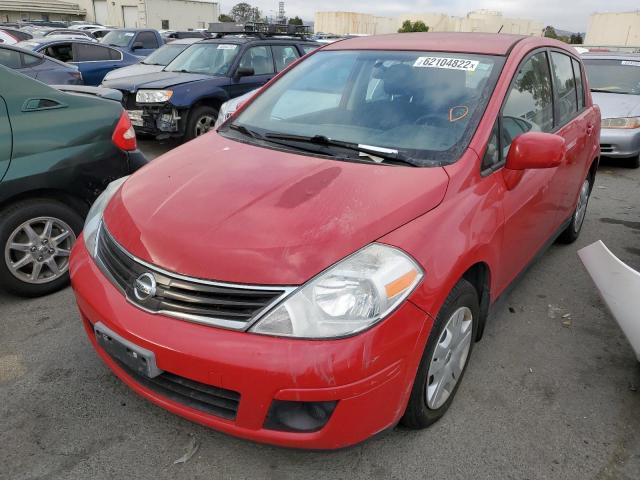 3N1BC1CP6CL377568 - 2012 NISSAN VERSA RED photo 2