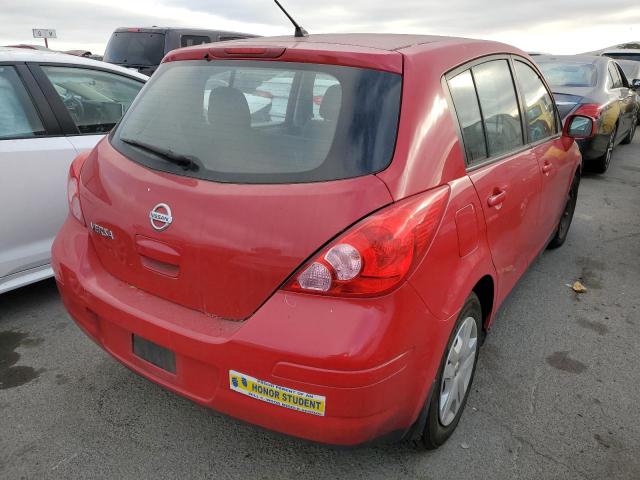 3N1BC1CP6CL377568 - 2012 NISSAN VERSA RED photo 4