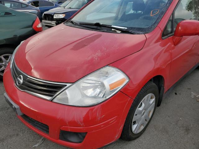 3N1BC1CP6CL377568 - 2012 NISSAN VERSA RED photo 9