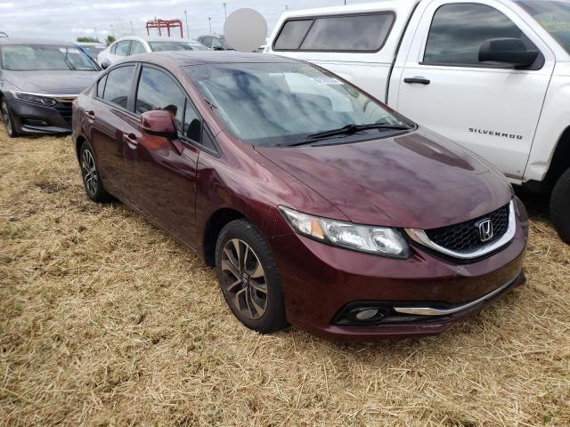 19XFB2F98DE032911 - 2013 HONDA CIVIC EXL 勃艮第红 照片 1