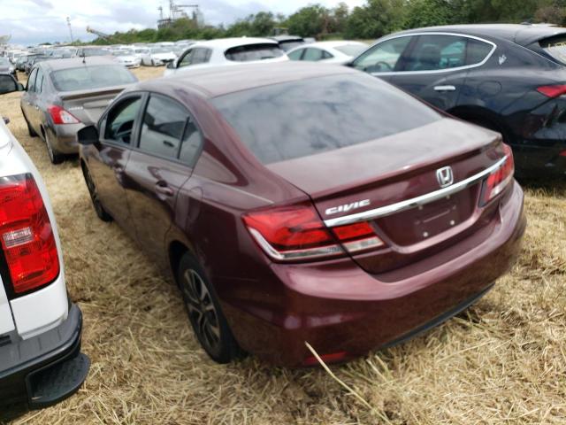 19XFB2F98DE032911 - 2013 HONDA CIVIC EXL 勃艮第红 照片 3