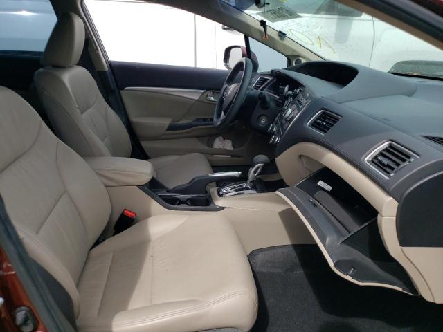 19XFB2F98DE032911 - 2013 HONDA CIVIC EXL 勃艮第红 照片 5