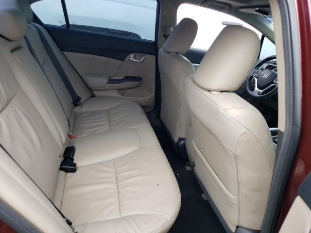 19XFB2F98DE032911 - 2013 HONDA CIVIC EXL 勃艮第红 照片 6