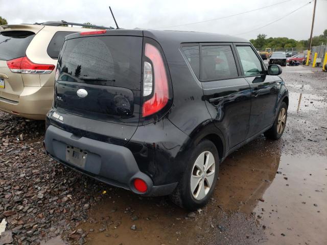 KNDJN2A22E7067442 - 2014 KIA SOUL BLACK photo 4