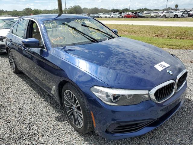 WBAJE5C58KWW35121 - 2019 BMW 540 I BLUE photo 1