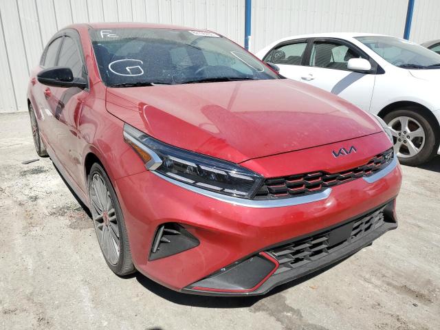 3KPF44AC6NE445386 - 2022 KIA FORTE GT RED photo 1