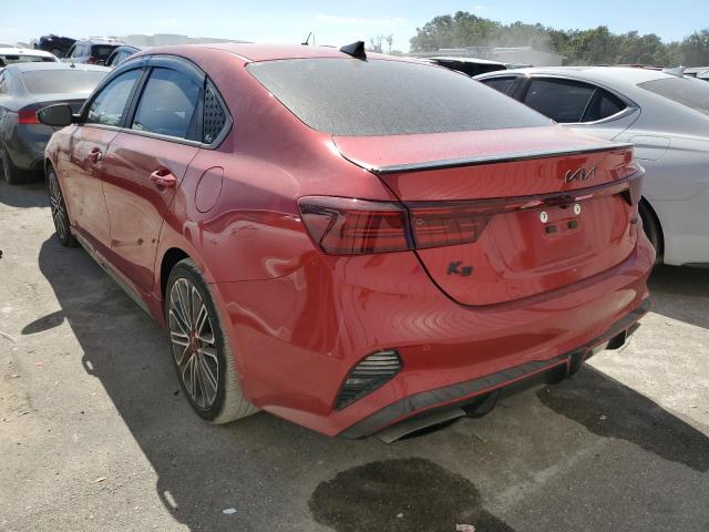 3KPF44AC6NE445386 - 2022 KIA FORTE GT RED photo 3