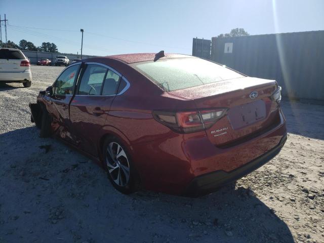 4S3BWAF62N3****** - 2022 SUBARU LEGACY PRE MAROON photo 3