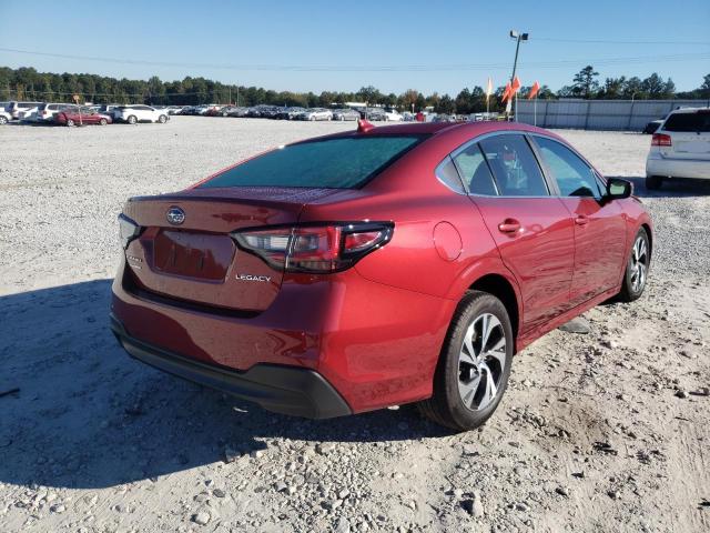 4S3BWAF62N3****** - 2022 SUBARU LEGACY PRE MAROON photo 4