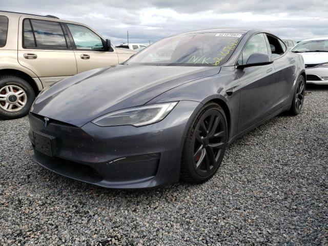 5YJSA1E69NF477799 - 2022 TESLA MODEL S Grafit foto 2
