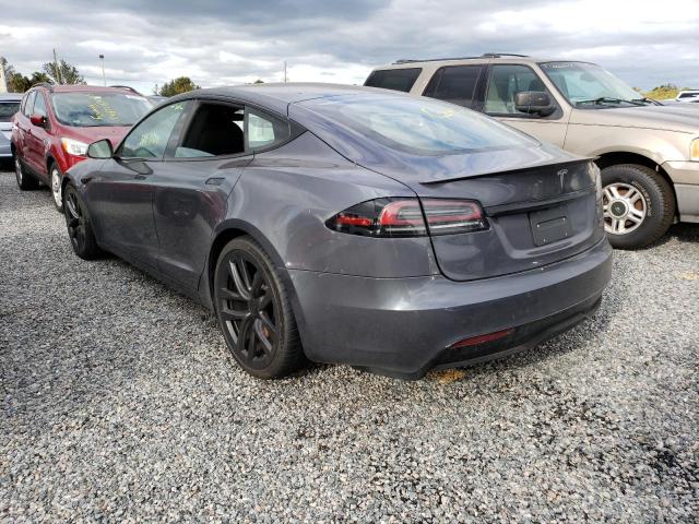 5YJSA1E69NF477799 - 2022 TESLA MODEL S Grafit foto 3