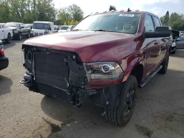 3C63R3EL2JG353562 - 2018 RAM 3500 LARAM BURGUNDY photo 2